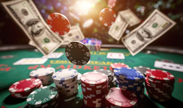 Multi-camera live dealer studio for Dragon Tiger Live game